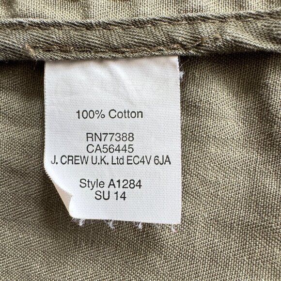 J. CREW Military Style Utility Cargo Vest - Picture 6 of 9